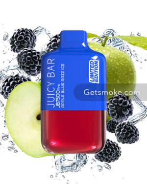 Apple Blue Razz Ice - JUICY BAR JB7500 PRO
