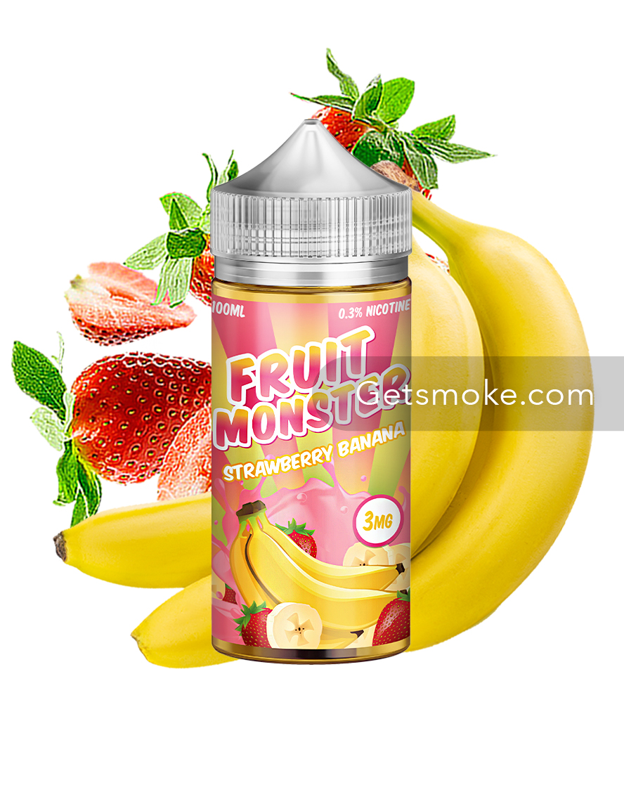 Strawberry Banana Fruit Monster