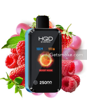 Straw Raspberry Gummy HQD Everest