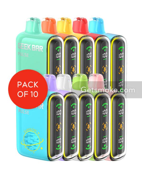 Pack of 10 Geek Bar Pulse