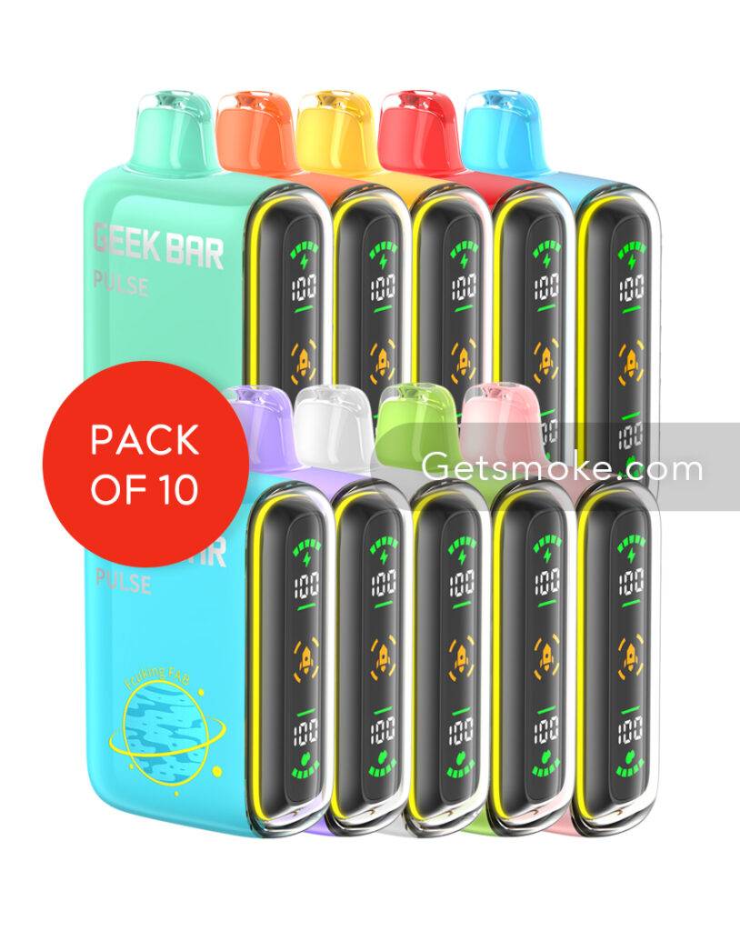 Pack of 10 Geek Bar Pulse